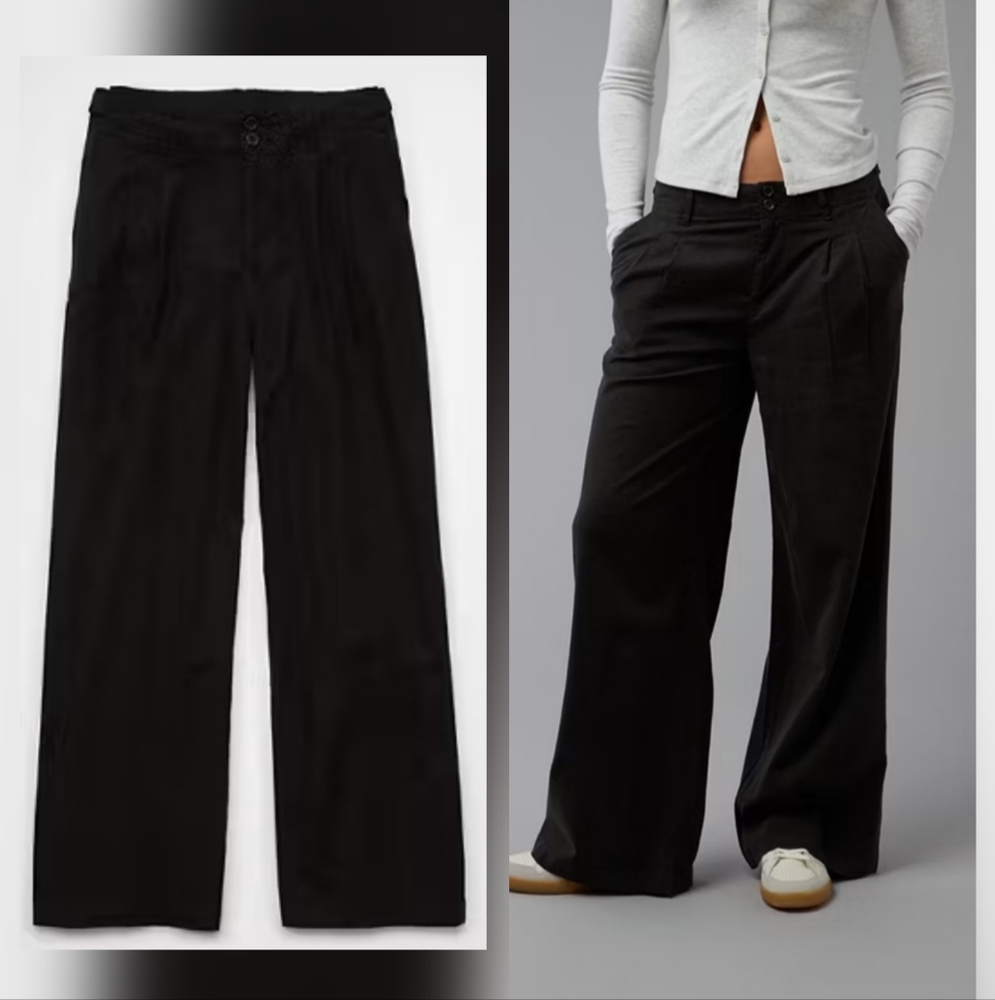 NWT American Eagle Linen Blend Trousers